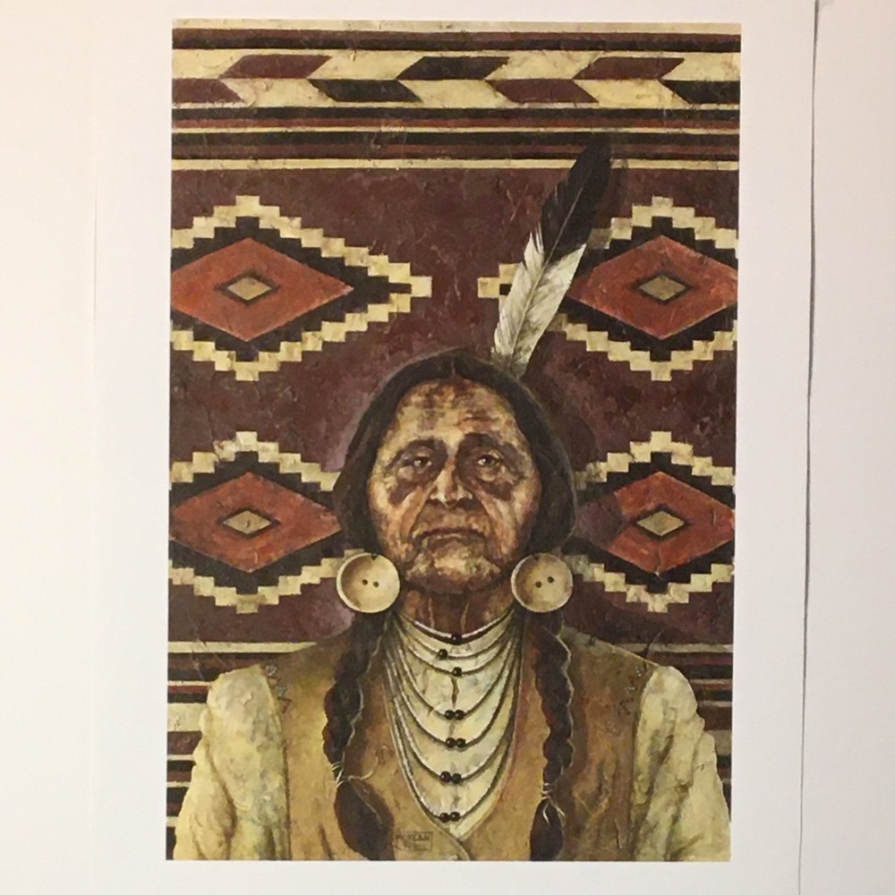 CHIEF JOSEPH Giclee print on canvas